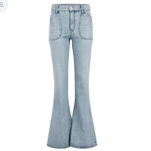 Daily Blue Skye High Rise Bell Jeans Size 28